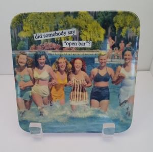 Vintage Themed Anne Taintor 100%  Melamine Mini Jewelry Tray.